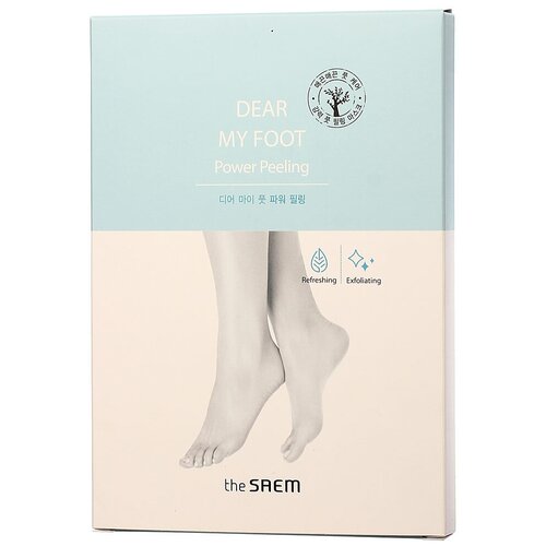 The Saem Пилинг-носочки для ног Dear My Foot, 80 мл