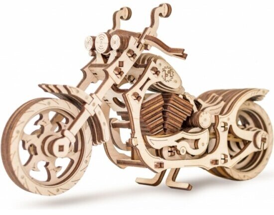 Сборная модель Eco Wood Art EWA Мотоцикл Cruiser