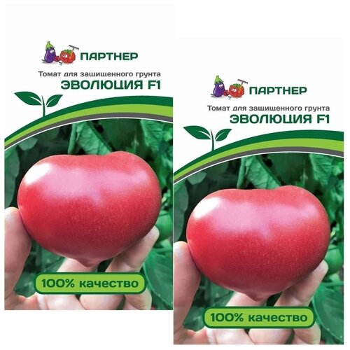 Семена Томат Эволюция F1 /Агрофирма Партнер/ 2 упаковки по 10 семян томат синдбад f1 агрофирма партнер 3 упаковки по 0 05гр