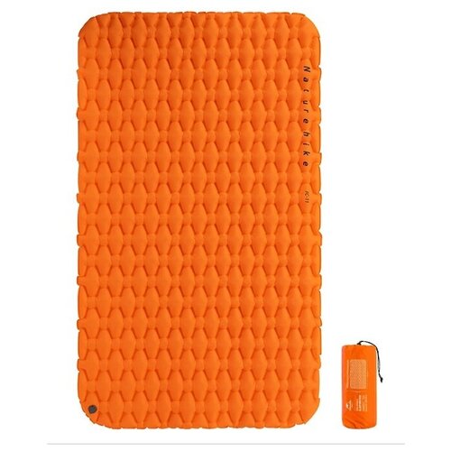 фото Надувной матрас широкий naturehike ultralight lightweight tpu camping air mattress оранжевый
