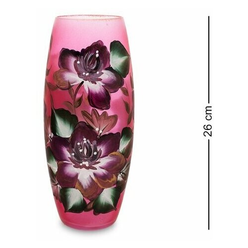 Ваза стеклянная Жостово h-260 VZ-589 113-20638