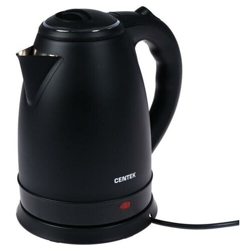 Чайник электрический Centek CT-1068 металл 2 л 2000 Вт чёрный 1543300₽