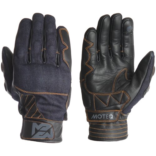 Перчатки мотоциклетные MOTEQ Groot, мужской(ие), синий, размер S