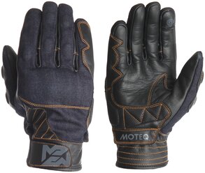 Комбинированные мотоперчатки Moteq Groot синий 2XL (Размер производителя)