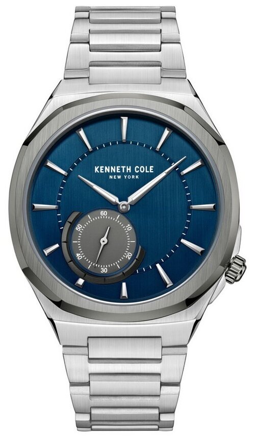 Наручные часы KENNETH COLE Classic, синий, серебряный