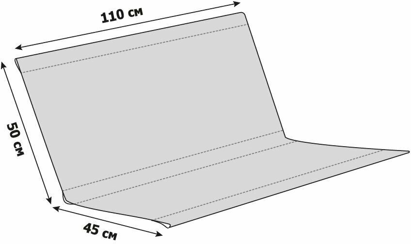 Сиденье для качелей садовых 1100x500/450 мм. (оксфорд 600, multicam), Tplus - фотография № 3