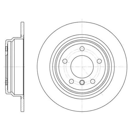 фото Тормозной диск roadhouse 6554.00 для bmw 5 серия e39 road house