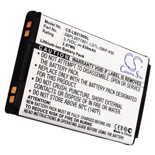 фото Аккумулятор для lg b2000 (lgtl-gbip-830) (830 mah) (cameron sino) (cs-lb2100sl)