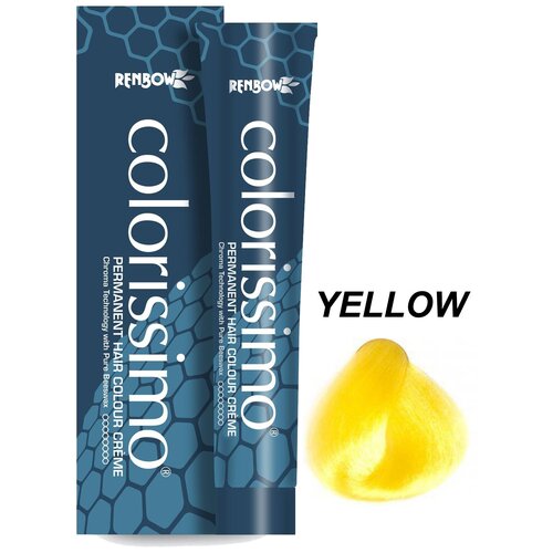 Крем-краска для окрашивания волос COLORISSIMO корректор жёлтый 100 мл