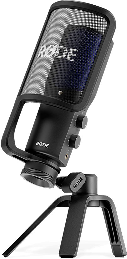 Rode NT-USB+ универсальный конденсаторный USB микрофон. Битрейт 24 бит/48 кГц, частотная характерист
