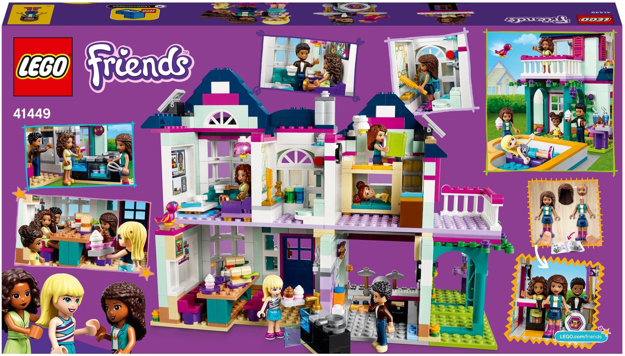 Конструктор LEGO Friends 41449 Дом семьи Андреа - фото №2