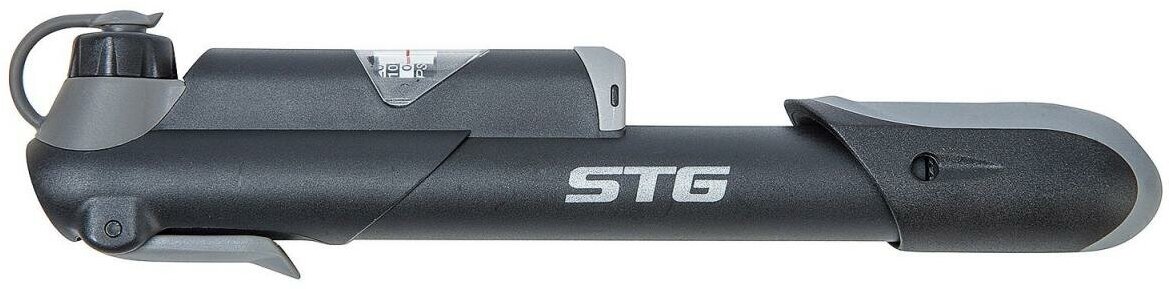 Насос ручной STG GP-41S, черный с серым, пластик