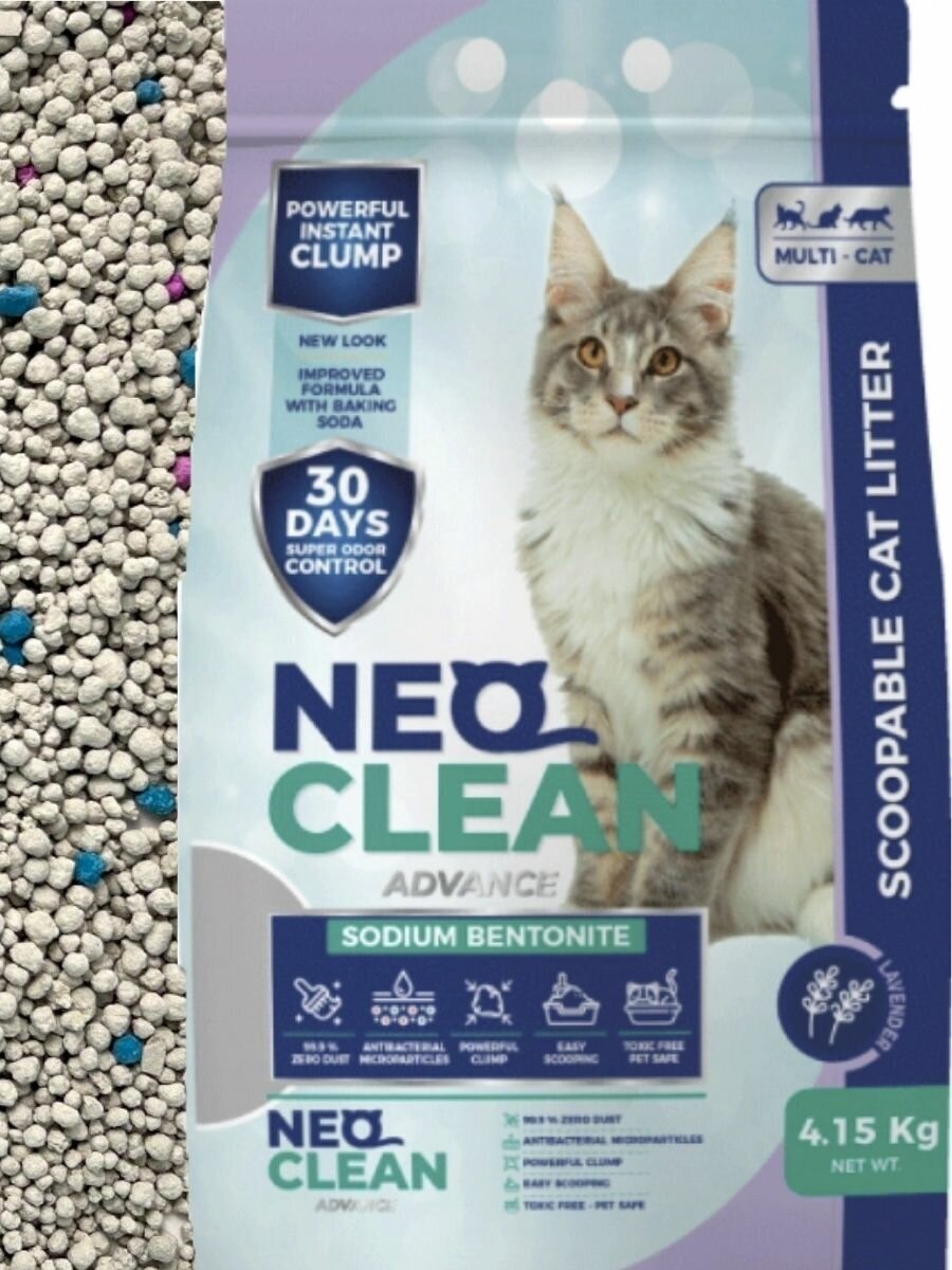 Наполнитель для кошачьего туалета комкующийся Neo Clean - фотография № 1