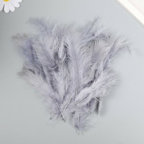 Набор перьев для творчества 30 шт (14-17 см), серый 9519095
