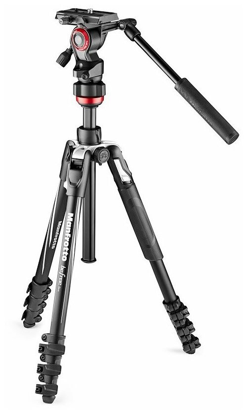 Штатив Manfrotto Befree Live с 2D видеоголовкой, клипсовый замок