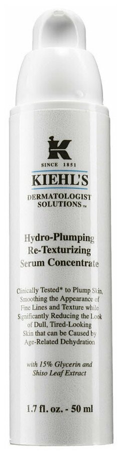 Kiehl's Hydro Plumping Re Texturizing Serum