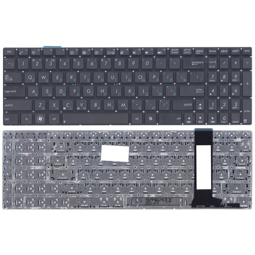 Клавиатура для ноутбука Asus N56 N56V N76 N76V G771 черная 1308₽