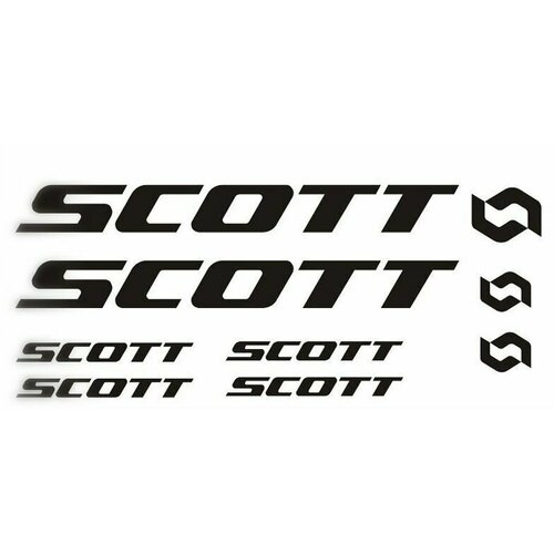 Комплект виниловых наклеек на раму велосипеда Scott 4 шт наклейки на пороги автомобиля с логотипом