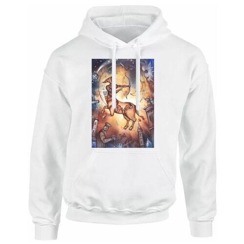 фото Толстовка со знаком зодиака стрелец №5, 50, xl migom