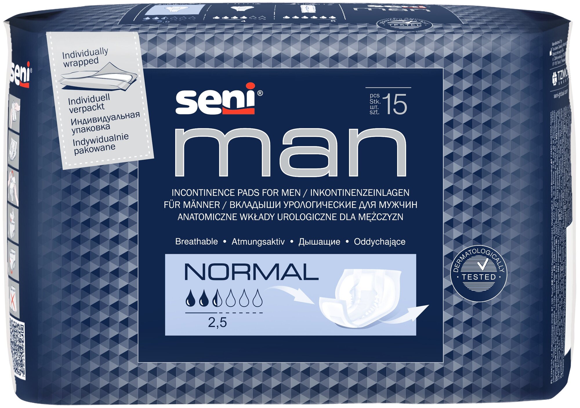 Урологические прокладки Seni Man Normal