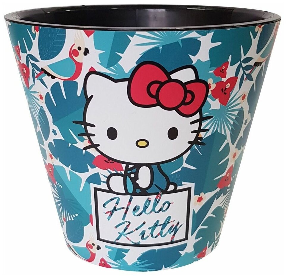 Горшок InGreen Hello Kitty ING1554ХКДЖ d20 см 4 л полипропиленовый синий