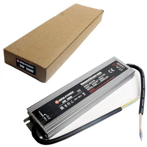 Блок питания для светодиодной ленты IP67 Slim MR-24150 24V / 6,25A / 150W