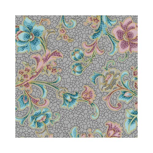 Ткань для пэчворка PEPPY VILLA ROMANA 50 x 55 см 146 г/кв. м ± 5 100% хлопок SRKM-17050-184 CHARCOAL