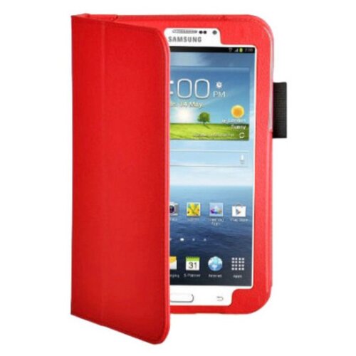 фото Чехол-обложка для samsung galaxy tab 3 7.0 sm-t210/t211 с мульти-подставкой красный mypads