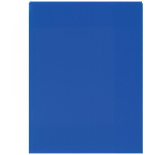 Папка-короб Attache А4, на клапане, синяя (1044995)