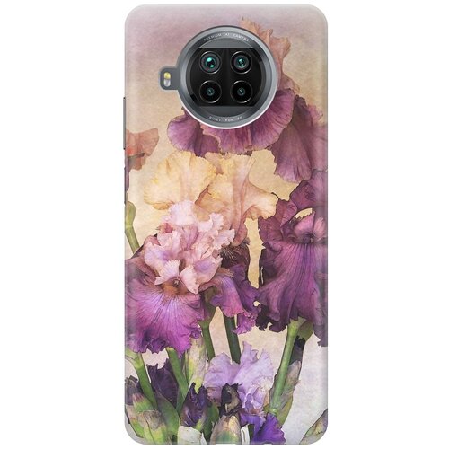 RE: PA Чехол - накладка ArtColor для Xiaomi Mi 10T Lite с принтом Фиолетовые цветы силиконовый чехол цветы фиолетовые на xiaomi mi 10 pro