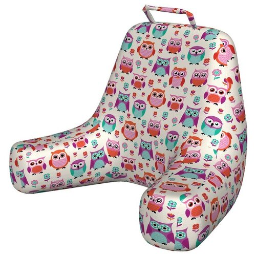 фото Кресло подушка для чтения ambesonne "воспитанные совы", 60x120 см