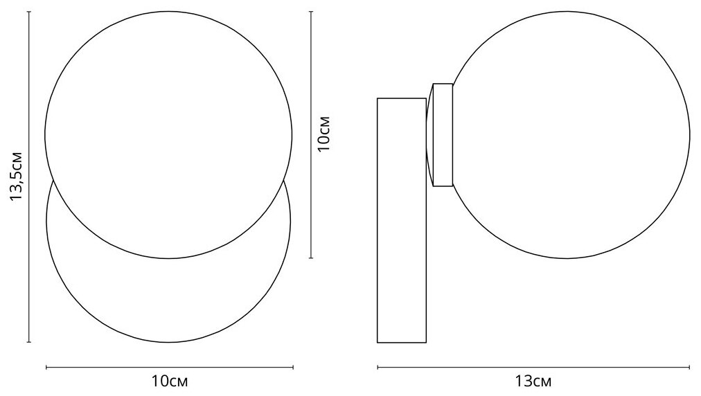 Бра Arte Lamp BOLLA-PICCOLO A3989AP-1AB