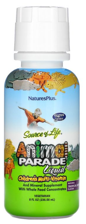 Раствор Nature's Plus Animal Parade Liquid children's multi-vitamin