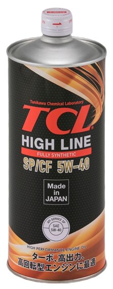 Синтетическое моторное масло TCL HIGH LINE 5W-40 SP/CF