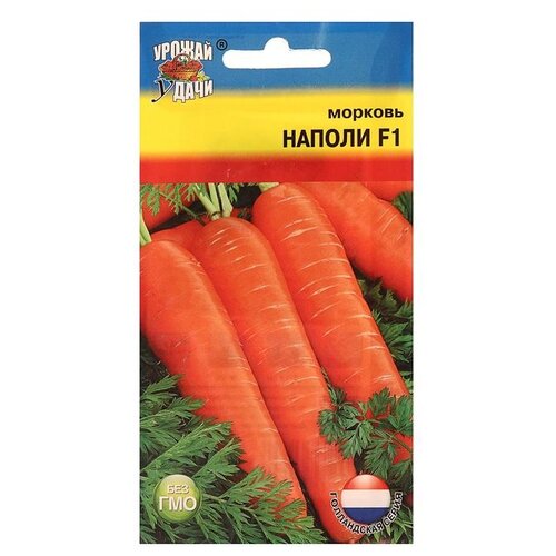 Семена Урожай удачи Голландская серия Морковь Наполи, F1, 0.2 г семена морковь урожай удачи наполи f1 0 2 г