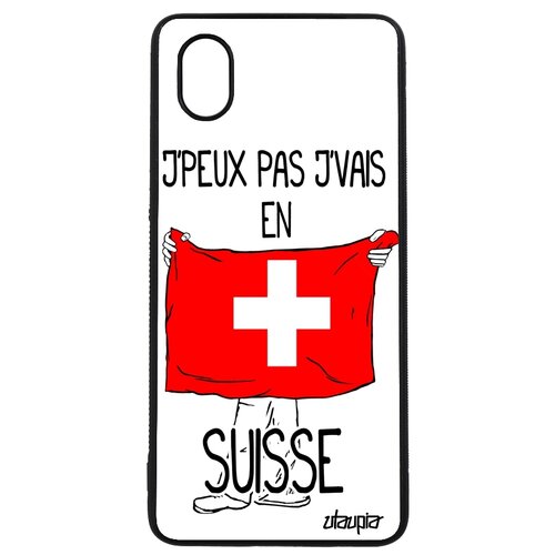 фото Чехол на мобильный samsung galaxy a01, "еду в швейцарию" патриот флаг utaupia