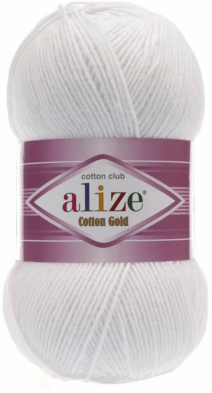 Пряжа Alize Cotton Gold 55 % хлопок 45 % акрил 100 г