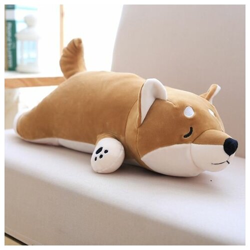 Мягкая игрушка Акита-ину пёс трогательный 40 см