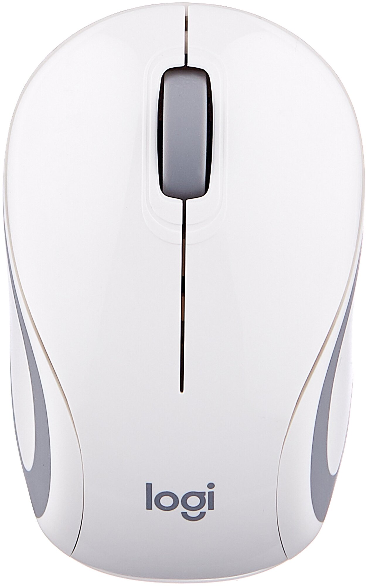 Мышь Logitech Mini M187, оптическая, беспроводная, USB, белый [910-002735]