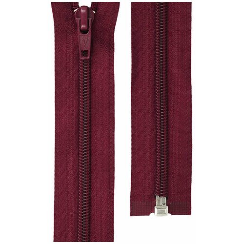 Молния Спираль р/м Gamma G105 35 см тип 5 однозамковая 10 шт №171 т. вишневый