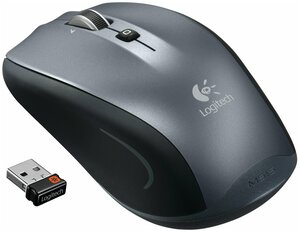 Беспроводная компактная мышь Logitech Couch Mouse M515 Grey-Black USB