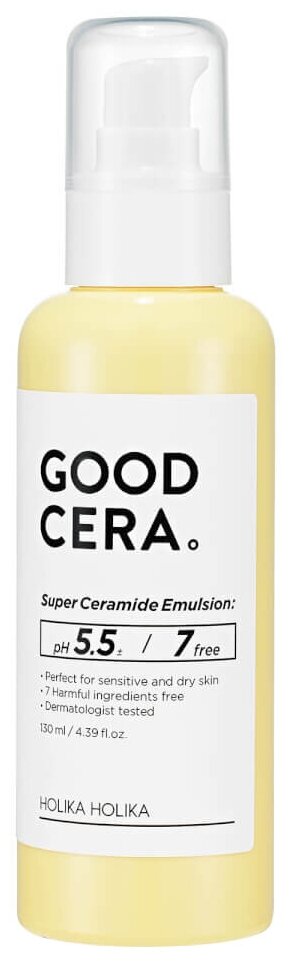 Holika Holika Good Cera Super Ceramide Emulsion Увлажняющая эмульсия для лица, 130 мл