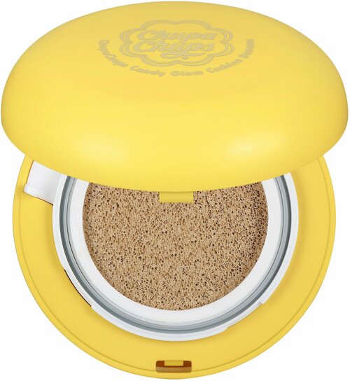 CHUPA CHUPS Тональная основа-кушон Candy Glow Cushion Banana SPF 50+ PA +++ (4.0 Medium)