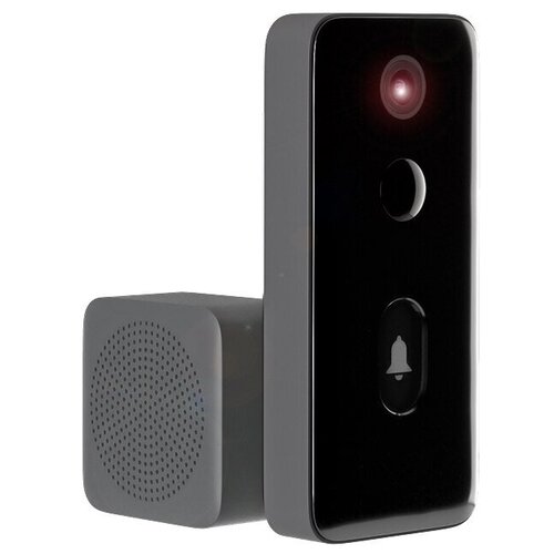 фото Умный дверной звонок xiaomi smart video doorbell 2 mjml02-fj, черный