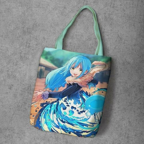 фото Сумка шоппер anime dakimakura, фактура рельефная, мультиколор