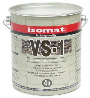 Isomat VS-1 - Прозрачный акриловый лак для камня (1 л)