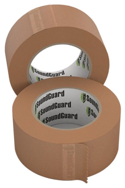 Лента клейкая SoundGuard Tape изоляционная коричневая 50 мм 40 м - фотография № 6