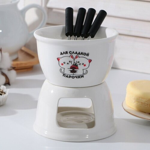Фондюшница Для сладкой парочки 350 мл 1431₽