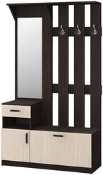 Комплект мебели для прихожей Памир ПЛ -1200, цвет: венге/белфорд