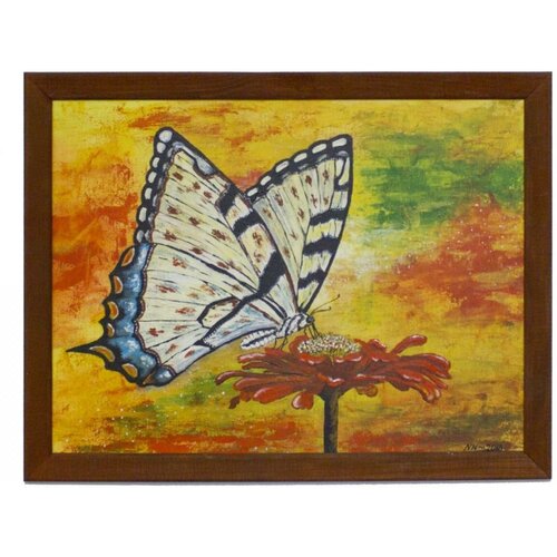Картина маслом Бабочка 30х40 см . Авторская работа, в единственном экземпляре.